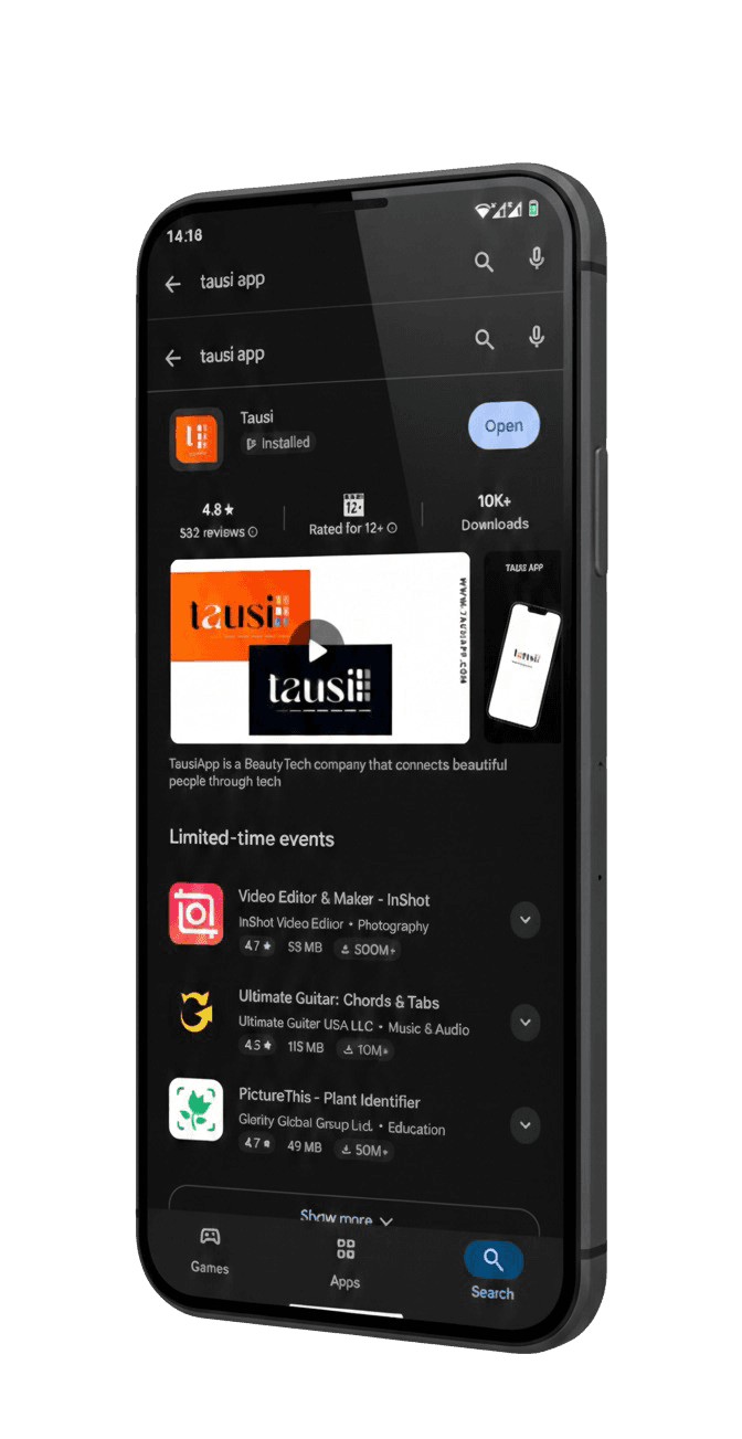 Tausi mobile app